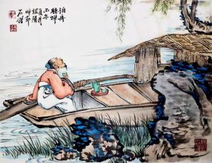 石僧老师新作小品现作 ​尺寸：35×46厘米