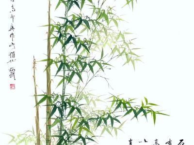 画家李炳武老师新作《清风高节》