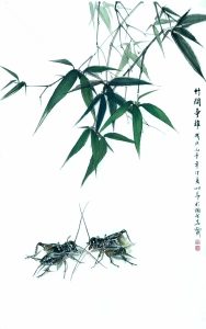 著名画家赵海旭老师新作《竹间争雄》