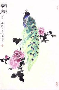 画家赵海旭老师新作《朝颜》46×69