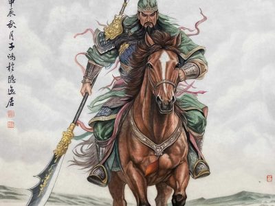 画家牛子鸿老师新作《关公》