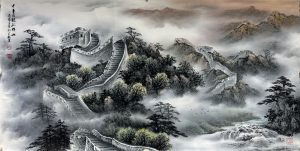 画家龙宽老师山水🉐 四尺长城 仅此2幅